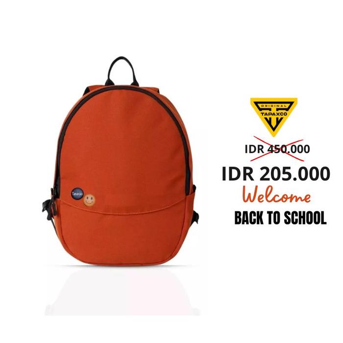 TAPAXCO Tas Ransel Kanvas Waterproof FREE BROSS Flicka Mini Backpack Ransel Sekolah Kasual Local Ori