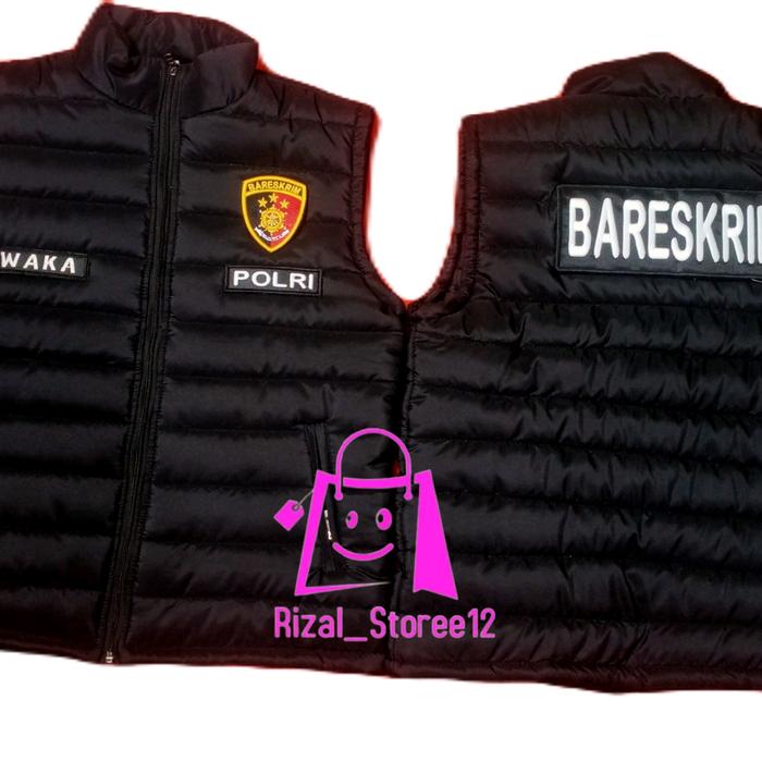 ROMPI GELEMBUNG BARESKRIM ROMPI VEST GELEMBUNG CUSTOM BORDIR