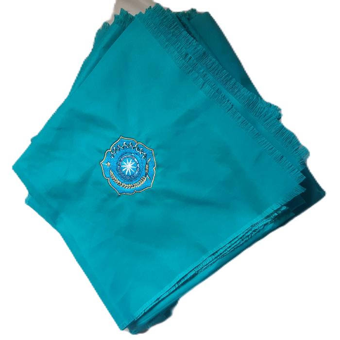 kerudung pkk bordil logo pkk warna pkk biru toska