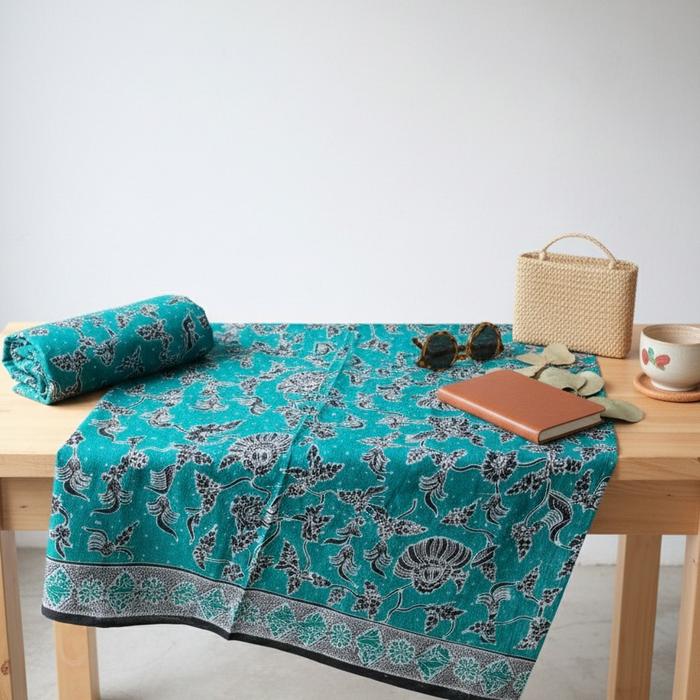 Kain Batik Tulis Asli Khas Tuban Bahan Primisima Halus Motif Tradisional 200 x 115 cm untuk Dekorasi