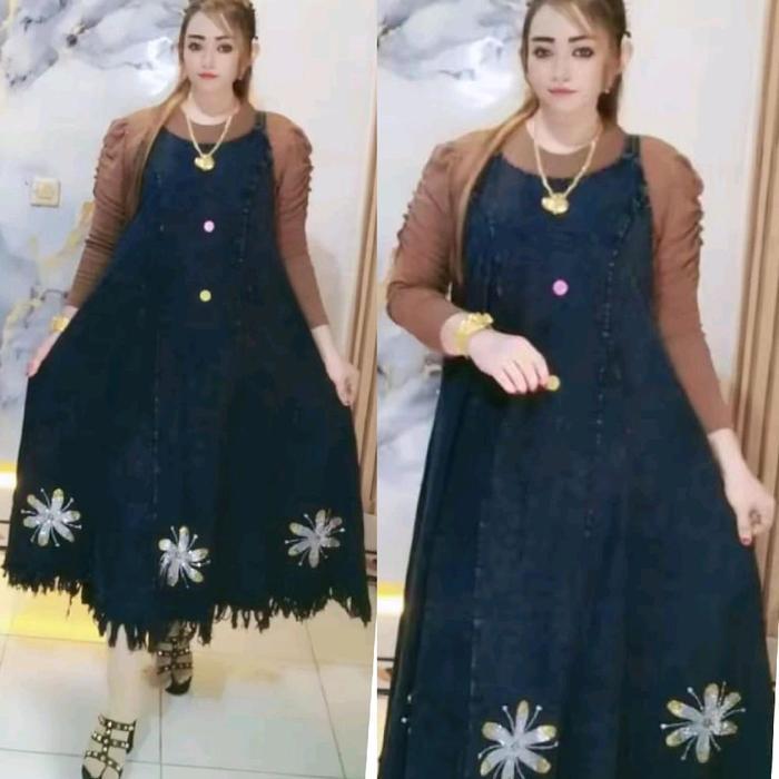 gamis overall jn one set Daleman kaos