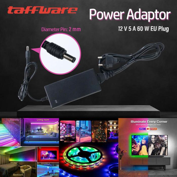 Cahaya Bundaran | Adaptor Power Supply Converter LED | Adaptor Supply Converter LED AC | Adaptor 12V