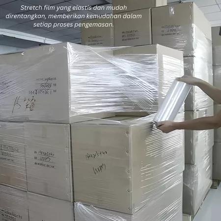 STRETCH FILM MURAH PLASTIK WRAPPING PLASTIK WRAP PLASTIK PEMBUNGKUS
