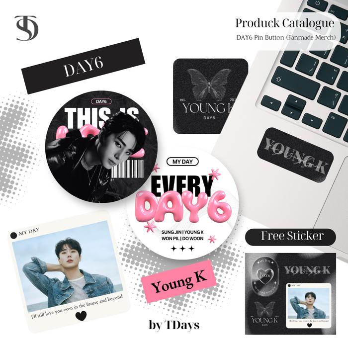 Pin Button DAY6 Mini Fanmerch by TDays