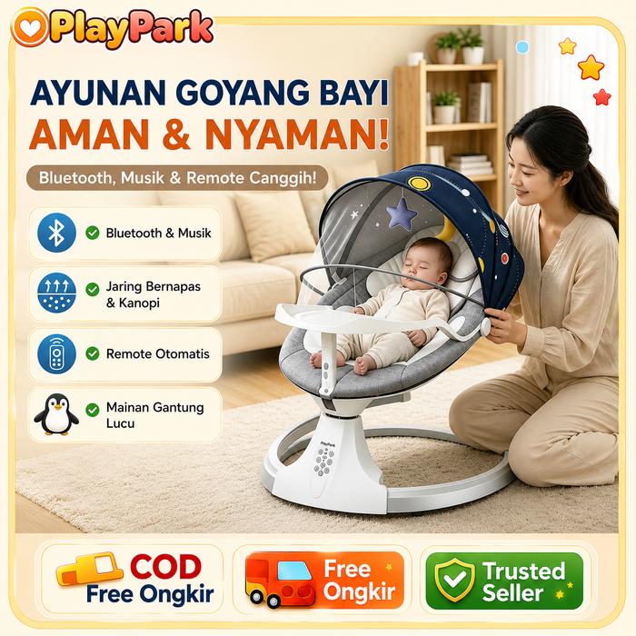 Tempat Tidur Bayi Goyang Baby Swing Tempat Tidur