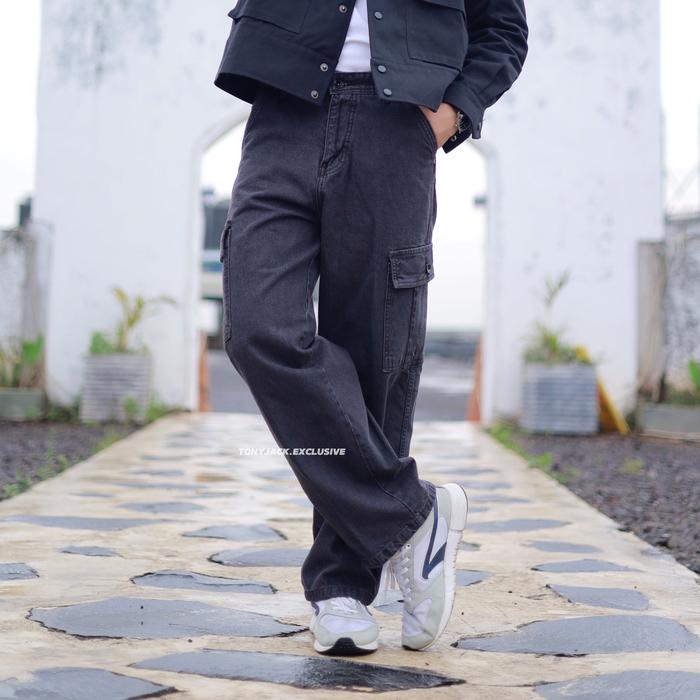Celana Cargo Jeans Tony Jack Premium Baggy Pants