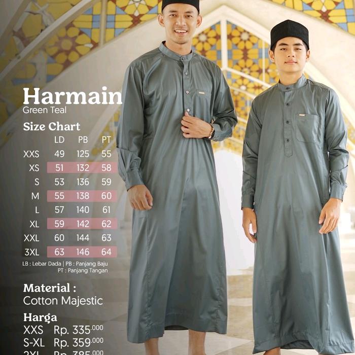 #MUTIF#JUBAH HARMAIN#JUBAH LAKI LAKI#SET MUSLIM