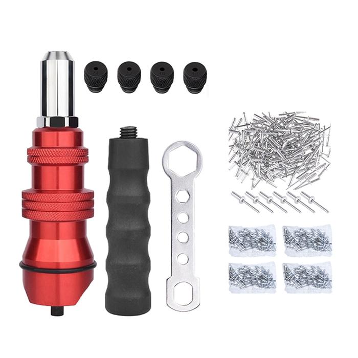 Electric Rivet Tools Adapter 2.4 -4.8Mm Rivet Nut Tool Bit Adapter,
