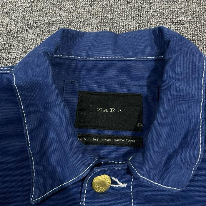 ORIGINAL Zar4 Blue French Work Wear Chore Jacket