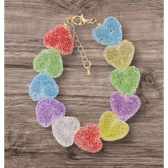 Vega Jewellery Gelang Candy Yupi Gelang Yupi Heart Love Accesories Wanita Cantik Gelang Yupi