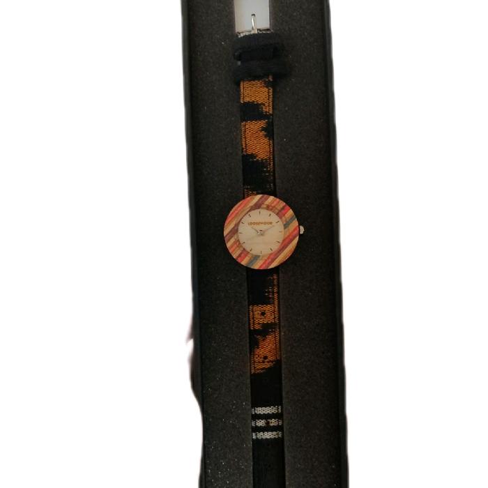 Loosewood Jam Tangan Kayu Pattern Skate