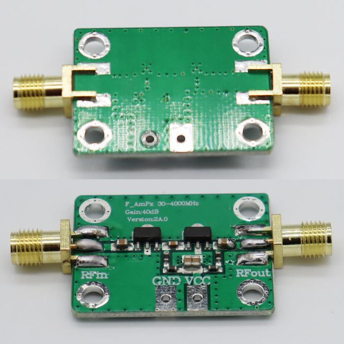 30-4000MHz 40dB Gain Wideband Modul Amplifier RF Frekuensi
