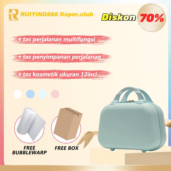【RUIYING66 Koper.club】A204 Koper murah, tas kosmetik portabel, modis, tas penyimpanan perjalanan, ko