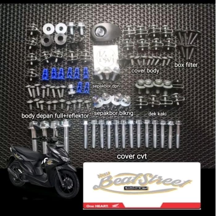 Baut Beat Street 2016-2019/Baut Fullset Honda Beat Beat Street 2016-2019