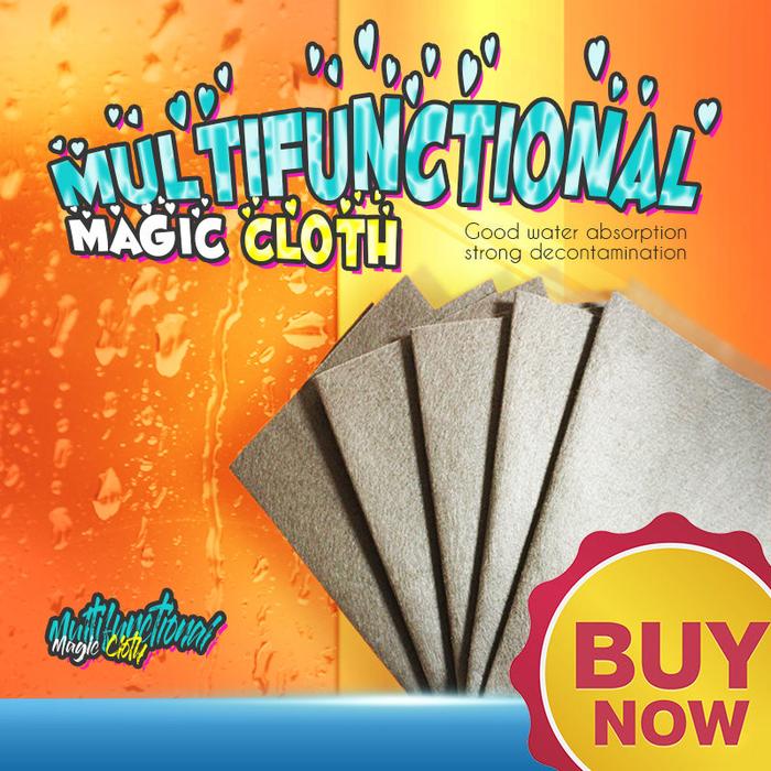 1-5PCS Multifunctional Magic Cloth Glass Cleaning Cloth