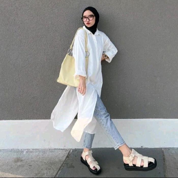 Marsya Tunik Rayon-Tunik Rayon Twill-Tunik Rayon polos