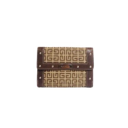 G*venchy Vintage Monogram Trifold Wallet – Authentic Preloved Dompet