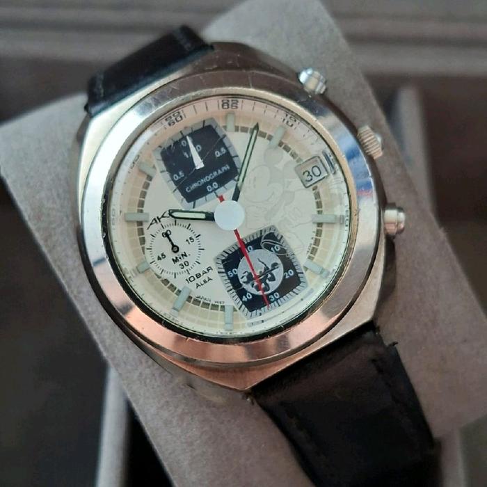 Alba AKA Mickey Mouse Chronograph Extreme Rare