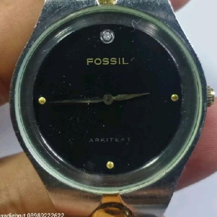 Jam Tangan Fossil Arkitekt FS-2843 Silver Gold - Original Second