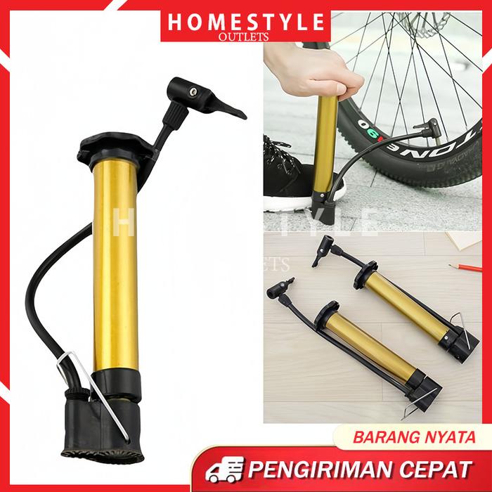 Pompa Angin Ban Sepeda Motor Portable Hidrolis Mini Injak / Pompa Angin Mini / Pompa Sepeda