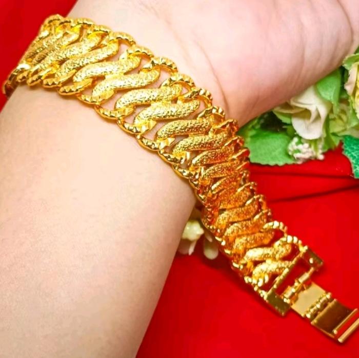 GELANG TANGAN RAMTAI BESAR BANGKOK GELANG TANGAN TITANIUM KEKINIAN GELANG TANGAN TITANIUM IMPORT MOT