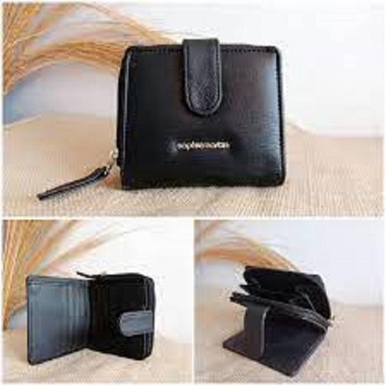 Dompet Kecil Mini cewek Shopie Martin Paris Terbaru Promo  Kekinian Viral Renly Black Sophie Sopie O