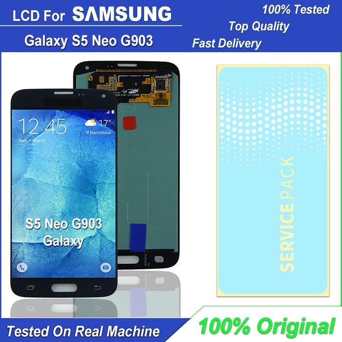 Original Super AMOLED 5.1" S5 NEO G903 LCD Display for Samsung Galaxy