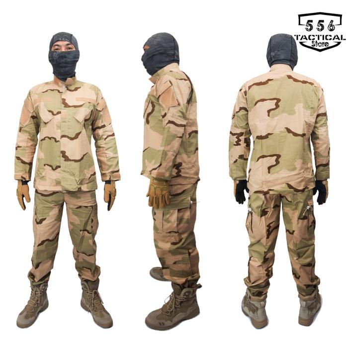 seragam bdu loreng gurun 3DCU
