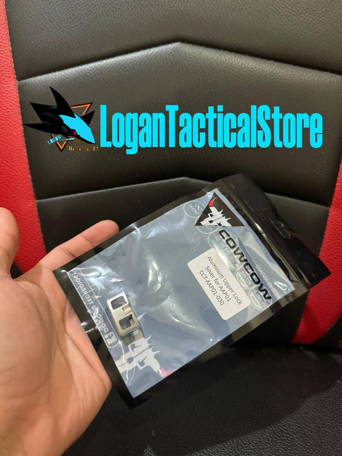 STOK TERBATAS !!!! COWCOW ALUMINUM UPPER LOCK FOR ACTION ARMY AAP01 SILVER GBB TERJANGKAU