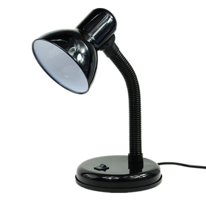 Fitting Lampu Belajar Jepit / Lampu Kerja / Lampu meja / Lampu reptile - Hitam