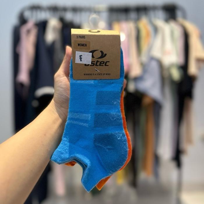 KAOS KAKI ASTEC WANITA ASC KYU LOW CUT SOCKS MULTI ASCSOW4WLBMX 3PAIRS ORIGINAL ANTI BACTERIAL