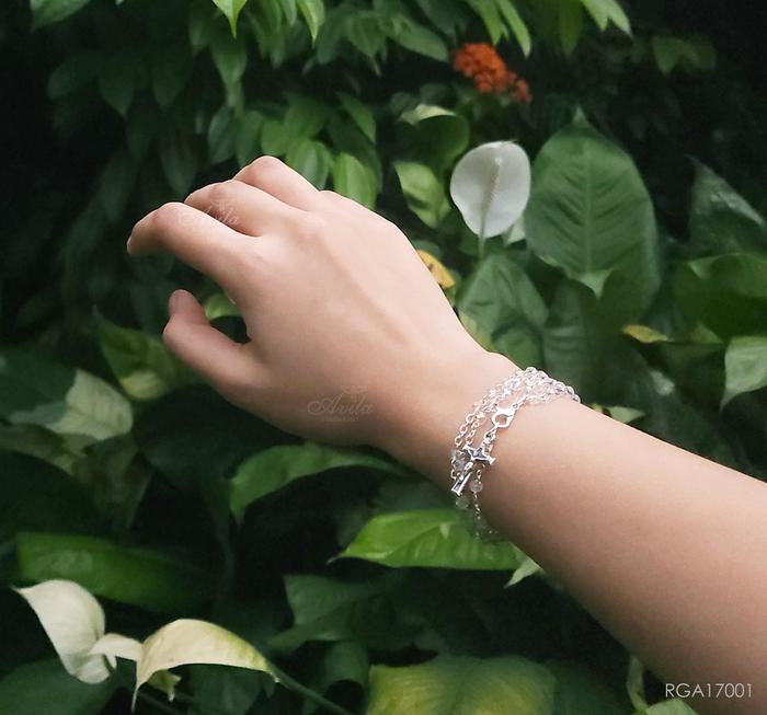Rosario Gelang Lilit Crystal Ceko - 59 Butir Katolik