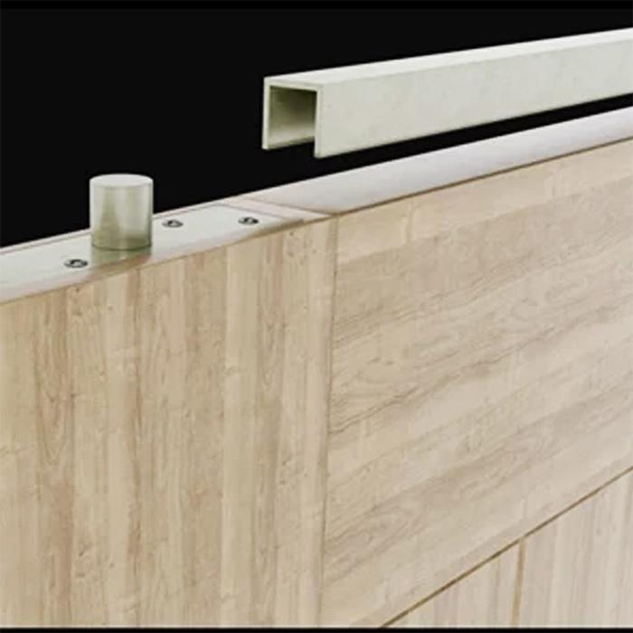 Roda Bawah Pintu Geser Lipat Center Foldingguide 10mm Pintu Geser Sliding Stopper Multifungsi / Rel