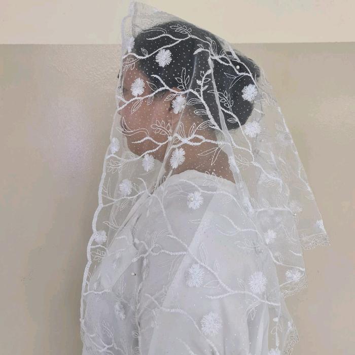 Mantila/Kerudung katolik/Mantila Khatolik/Kerudung Misa Khatolik