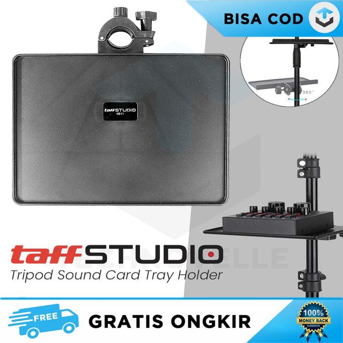 TRIPOD DUDUKAN SOUNDCARD HOLDER PENYANGGA TRAY CLAMP SERBAGUNAC