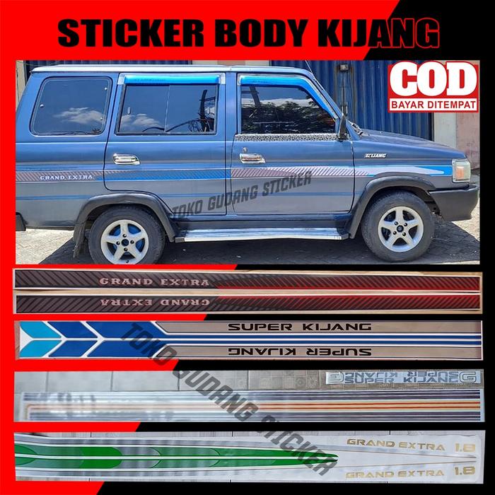 STICKER KIJANG SUPER GRAND 1.8 GRAND EXTRA SUPER G GRANDMAX L300 PANTHER CARRY
