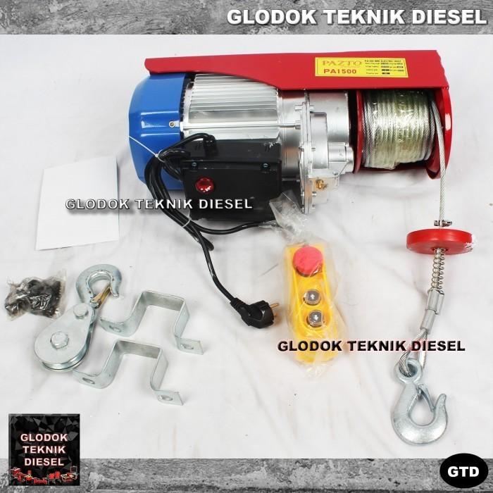 Electric Hoist 2000 KG Katrol Listrik PA2000 Katrol Elekrik Electric Wire Rope Hoist 2000KG PA 2000