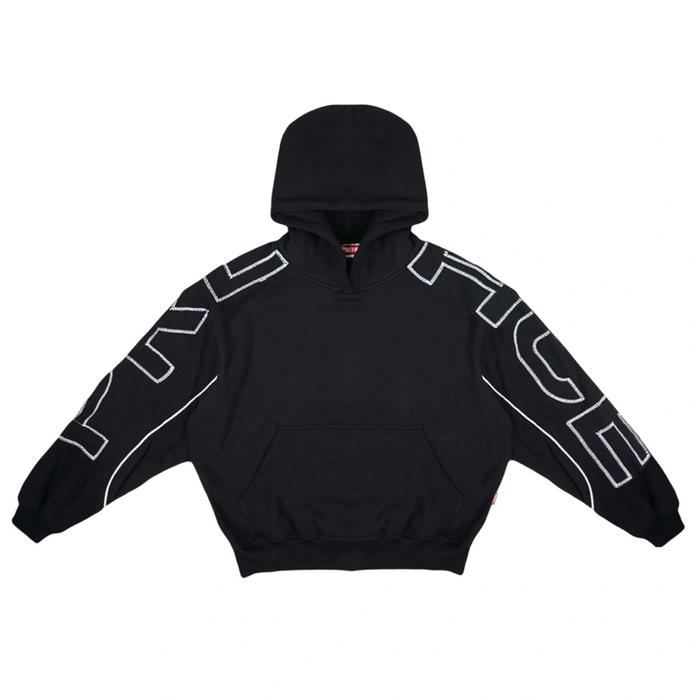 PREFACE CURVE STITCH hodie boxy black  Pria