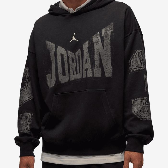 Jaket Hoodie Pria Nike Jordan Brooklyn Collegiate Pullover Hoodie HV0093-010 Original