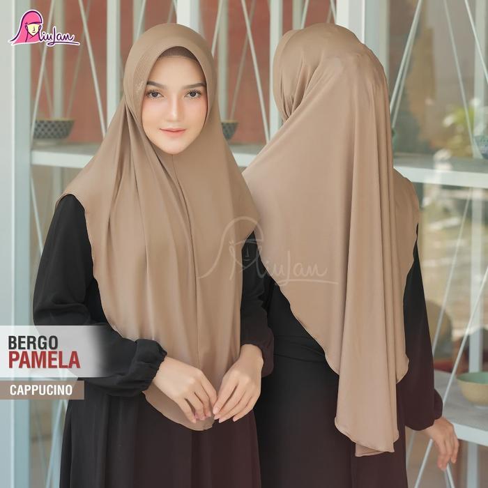 BERGO PAMELA |Jilbab MiuLan |Kerudung Bergo MiuLan