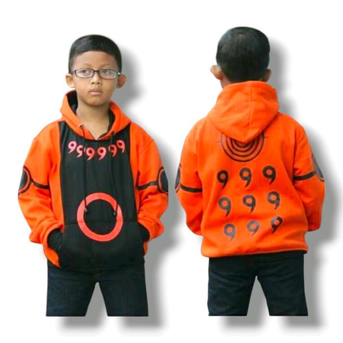 sweater Anak kids Hoodie anime cosplay Naruto Rikudo Oren
