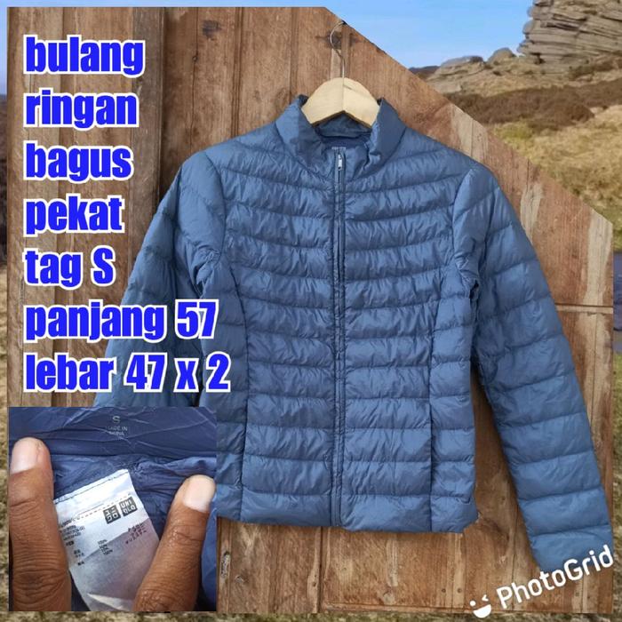 jaket gunung outdoor puffer gelembung winter salju bulang buluan bulu angsa uniqlo ultralight Wanita