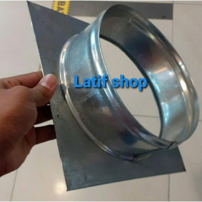 sock lempeng 8in . konektor flexible cerobong flexible ducting 8 inch