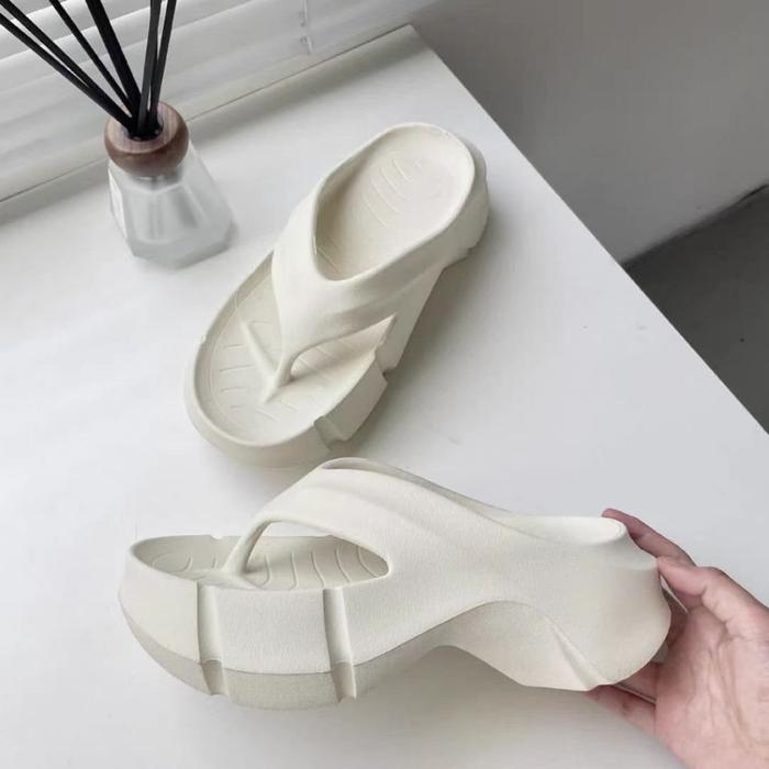 KKY-Sandal Jepit Sport Wanita Dewasa Sendal Japit Gosome 7 cm Tinggi Hak Wedges