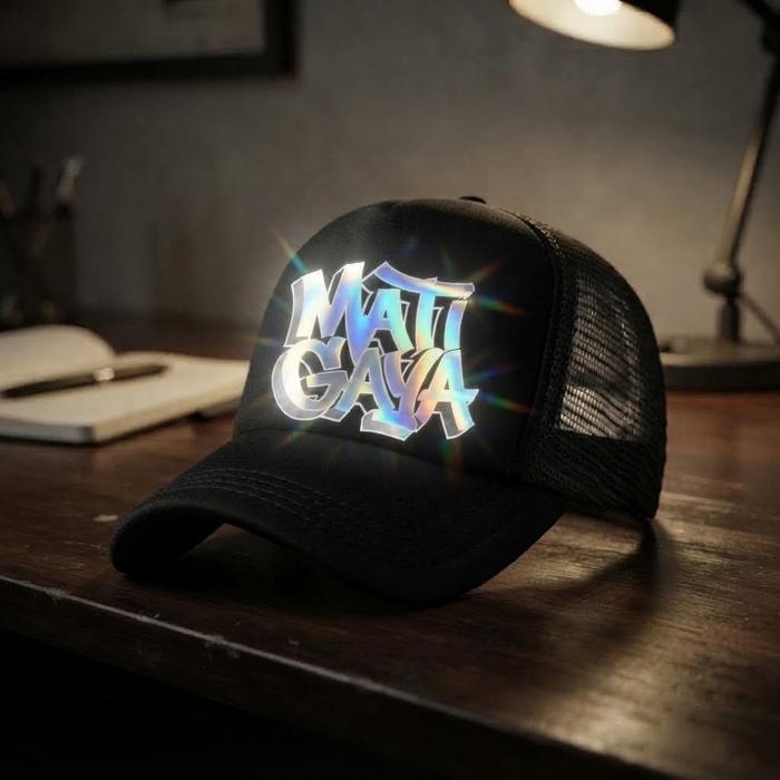 TOPI TRUCKER POLYFLEX HOLOGRAM MATIGAYA UNISEX MURAH DAN VIRAL Bahan Drill Good Quality Size 58-60cm