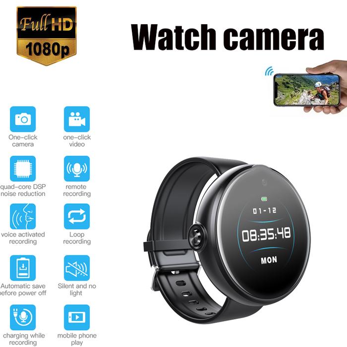 Mini Camera DVR Video Bodycam Action Recorder Sport Watch Wearable