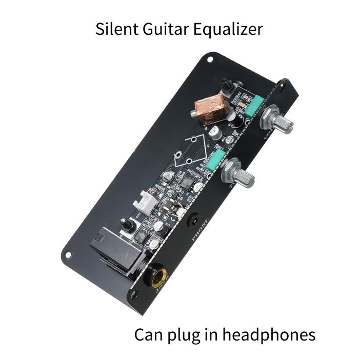 Pickup gitar Equalizer gitar Diam Pickup dengan nada tombol kontrol