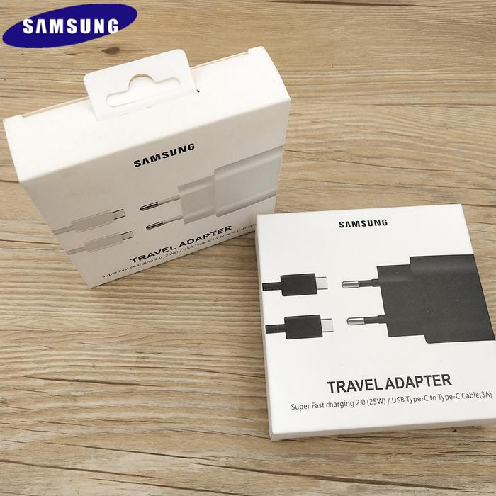 Original Samsung 25W Super Fast Charger Usb Type C Cargador S21 A52S