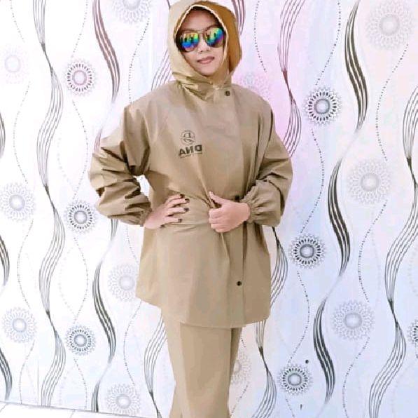 JAS HUJAN DNA PVC 0.25 ORIGINAL ANTI REMBES dewasa Setelan jashujan motor jashu jan lebih kuat weje 