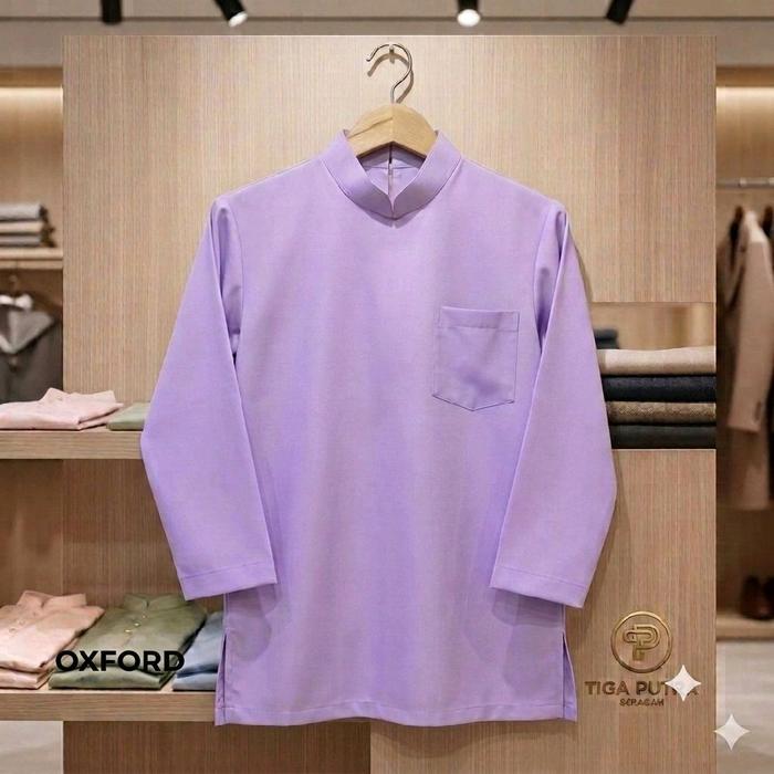 Tiga Putra Seragam Baju Muslim Kurung Padang Perempuan Seragam Sekolah SD SMP SMA Putih Bahan Kain O
